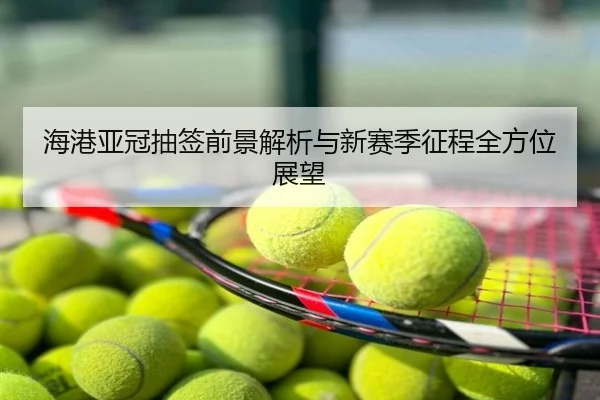 海港亚冠抽签前景解析与新赛季征程全方位展望